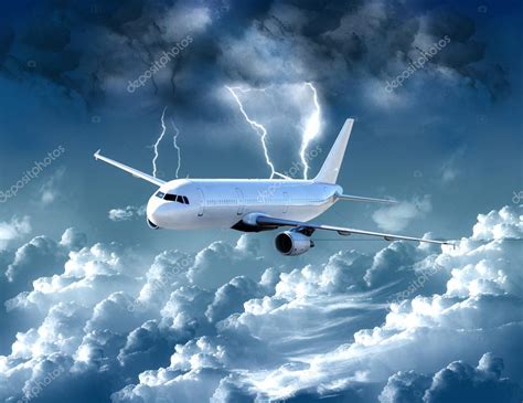 Airplane in the storm — Stock Photo © vicelord6 #22222965