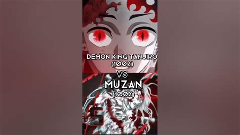 demon king tangiro vs muzan editz - YouTube