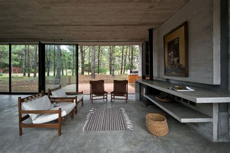 Beautiful Polished Concrete Floors In The Context Of Extraordinary Houses