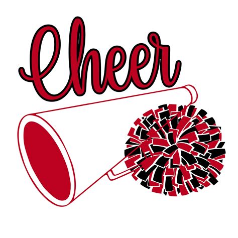 Cheer Megaphone Pom Pom SVG | Etsy | Cheer megaphone, Cheer posters, Cheer