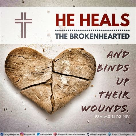 He Heals the Brokenhearted - I Live For JESUS