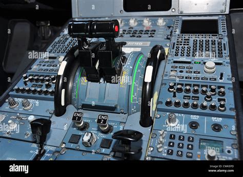 Airbus A320 Cockpit Stock Photo, Royalty Free Image: 50215829 - Alamy