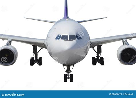 Airplane Front Close-up Royalty-Free Stock Image | CartoonDealer.com #39263536