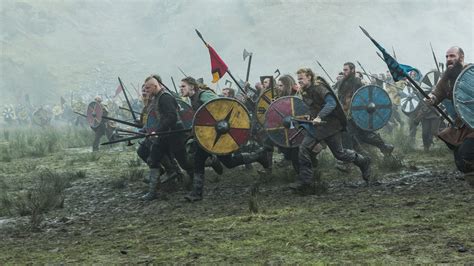 Vikings Battle Charge HD Wallpaper