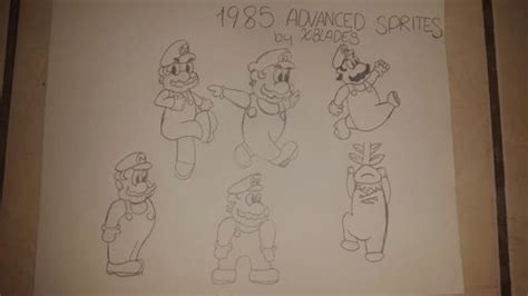 1985 advanced sprites by me | Mario Amino