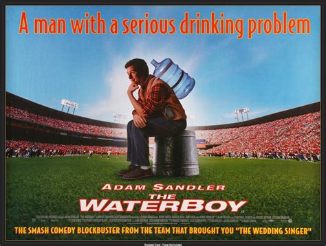 The Waterboy (1998) Original British Quad Movie Poster - Original Film Art - Vintage Movie Posters