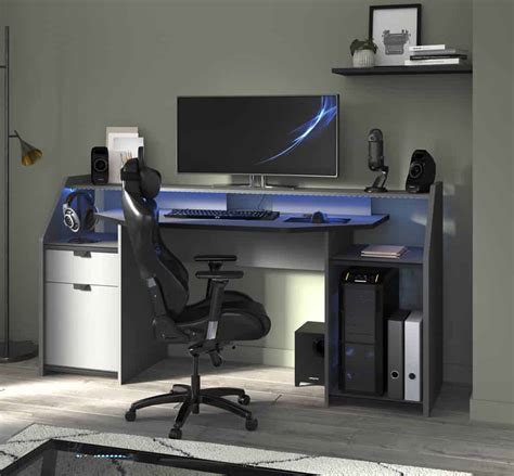 Parisot SetUp Gaming Desk with Led Lights with free delivery