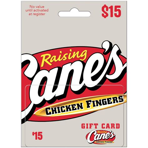 does raising canes have gift cards - Adalberto Pate