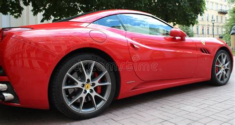 Italian Sports Car in the Centre of City Editorial Stock Image - Image ...