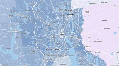 Upper South Providence, Providence, RI Political Map – Democrat & Republican Areas in Upper ...