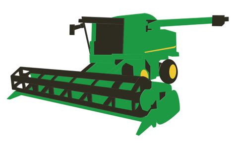 4 Combine Harvester Clipart — Award Winning Free Clipart | Equipment Radar