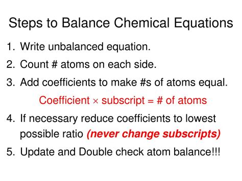 Chemical equation balancer with steps - challengegasw