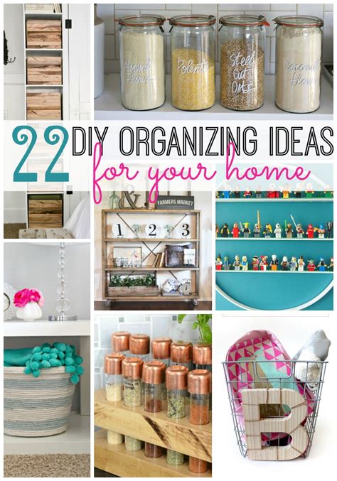 22 DIY Organizing Ideas For Your Home - Tatertots and Jello