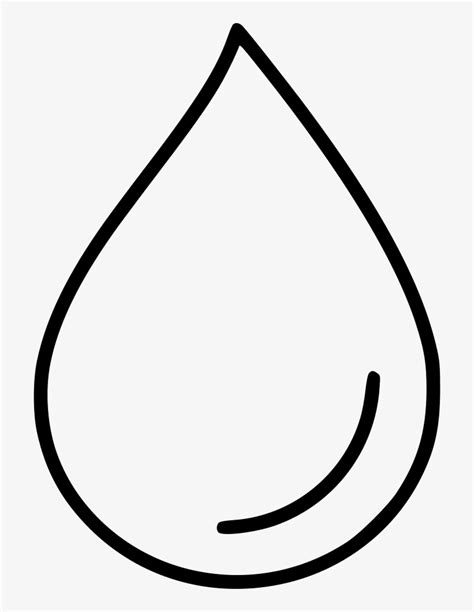 Drop Droplet Rain Tear Water Comments - Water Drop Drawing Png - 704x980 PNG Download - PNGkit