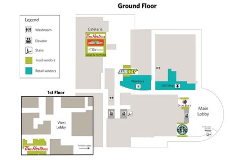 North York General Hospital Food services Toronto map - Map of North ...