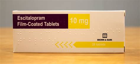 Escitalopram tablet | Brown & Burk | UK