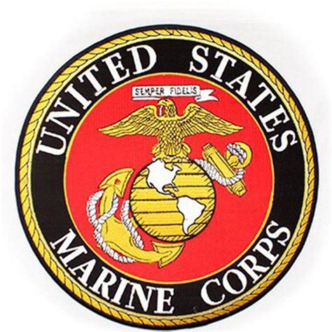 USMC Insignia Rocker Back Patch (10 inch) | MC patches | Pinterest | Marine corps emblem ...