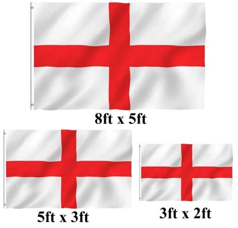 ENGLAND FLAGGE ST. George Flagge - Euro 2024 Fußballflagge St. George's ...