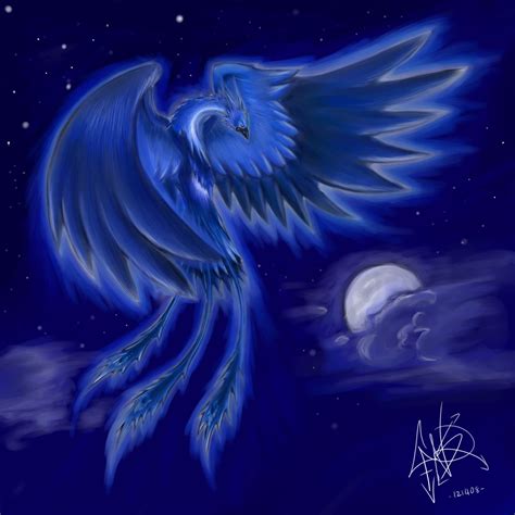 Blue Phoenix by Lucarah on DeviantArt