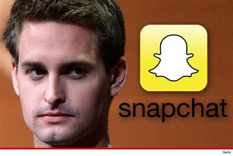 Snapchat Co-Founder Evan Spiegel -- I'm Being Stalked ... On Snapchat ...