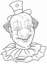 Clown Coloring Pages Print Printable Kids Color Clowns Face Template  sketch template