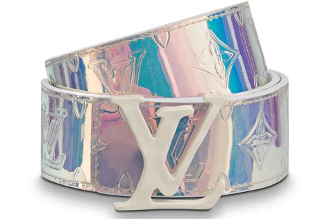 Louis Vuitton LV Shape Belt Monogram 40MM Prism in PVC with White - TW