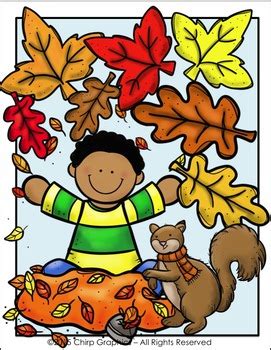 Fall Kids Clip Art Set - Chirp Graphics by Chirp Graphics | TpT