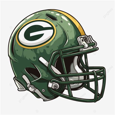 Green Bay Packers, Sticker Clipart Green Bay Packers Helmet Vector ...