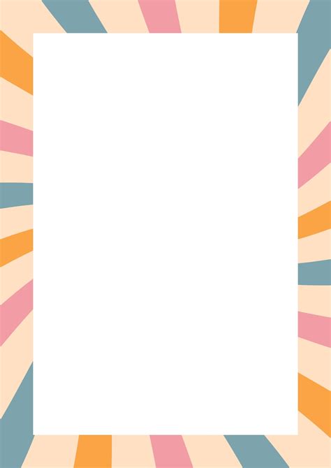 Colorful Border Design For School