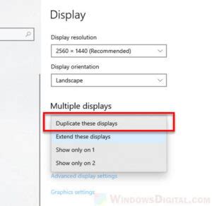 How to Duplicate or Mirror Screen on Windows 10/11