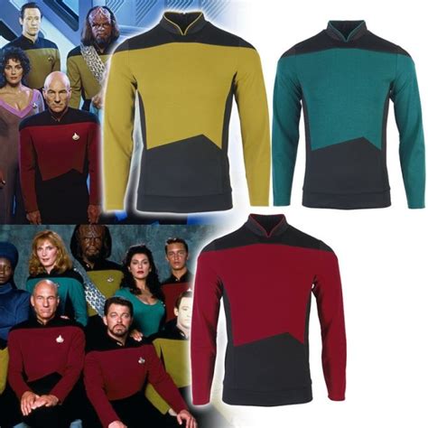 [Cosermart Words】 Star Trek Star Trek Next Generation Series TNG Uniform Cosplay Clothing ...