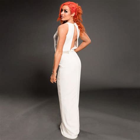 Becky Lynch @BeckyLynchWWE Stunning in a White Dress