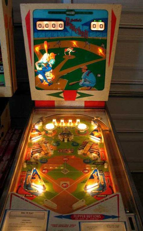 Baseball Pinball By D. Gottlieb & Company of 1970 at www.pinballrebel.com