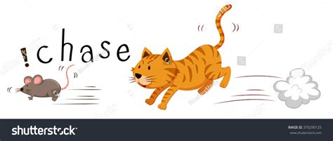 Cats Chasing Mice: Over 213 Royalty-Free Licensable Stock Vectors ...