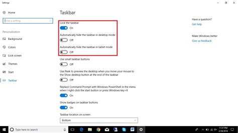 Windows 10 taskbar opaque - polmuseum