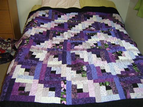 log cabin quilt pattern variations | Thread: 2nd (9 patch variation) + 3rd Quilt (purple log ...