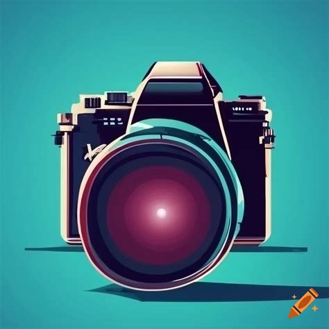 Vector art of a camera