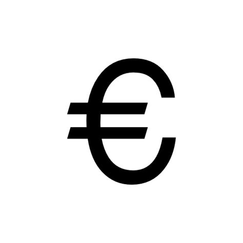 Euro Symbol PNG Transparent Images