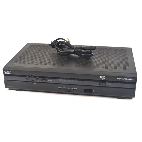 Cisco Explorer 4640HDC Scientific Atlanta Cable Box Black with Power Cable