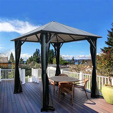 ASTEROUTDOOR Outdoor Aluminum Hardtop Gazebo for Patios, Insulated ...