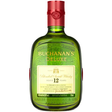 Buchanan's DeLuxe 12 Year Old Blended Scotch 750ML