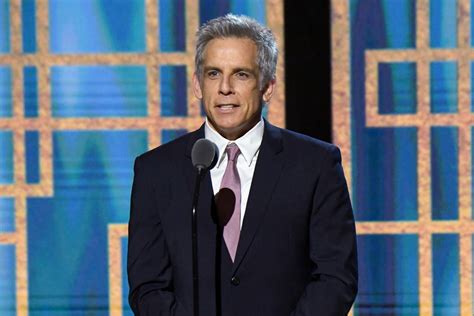 Ben Stiller debuts new gray hair at Golden Globes 2021