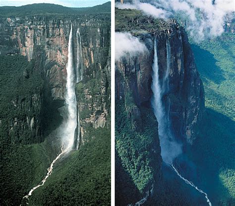 World's tallest waterfalls: Angel Falls, Tugela Falls, Cataratas las ...