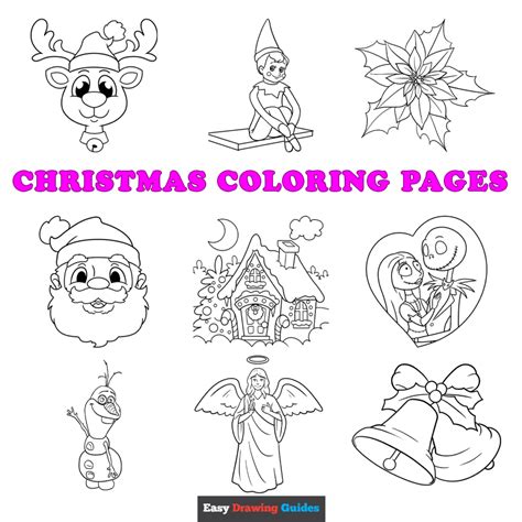 Free Christmas Coloring Pages Printable For Kids