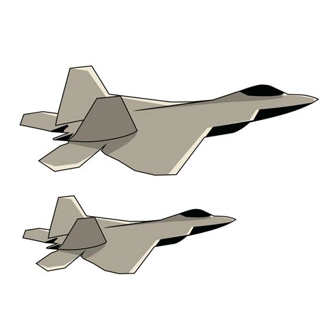 stealth jet fighter flying formation 23218065 Vector Art at Vecteezy