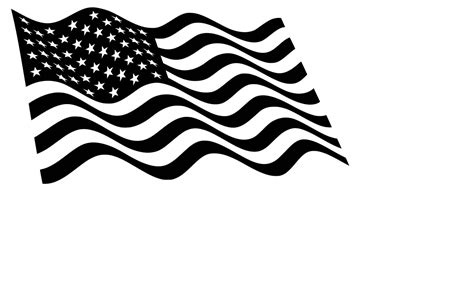 Wavy American Flag SVG Cutting File - Etsy