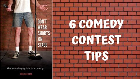 6 Tips for Stand-Up Comedy Contests - YouTube