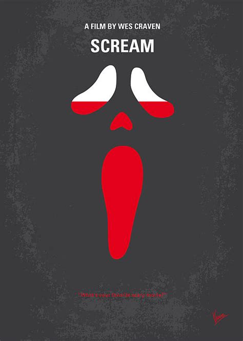 No121 My SCREAM minimal movie poster Beach Towel for Sale by Chungkong Art