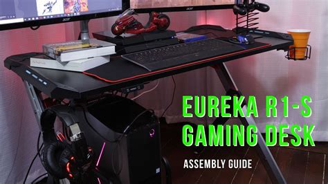 Eureka R1-S Gaming Desk - Assembly and Unboxing - YouTube