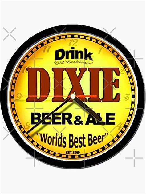 "DIXIE BEER LOGO" Sticker for Sale by raymondnsmith | Redbubble